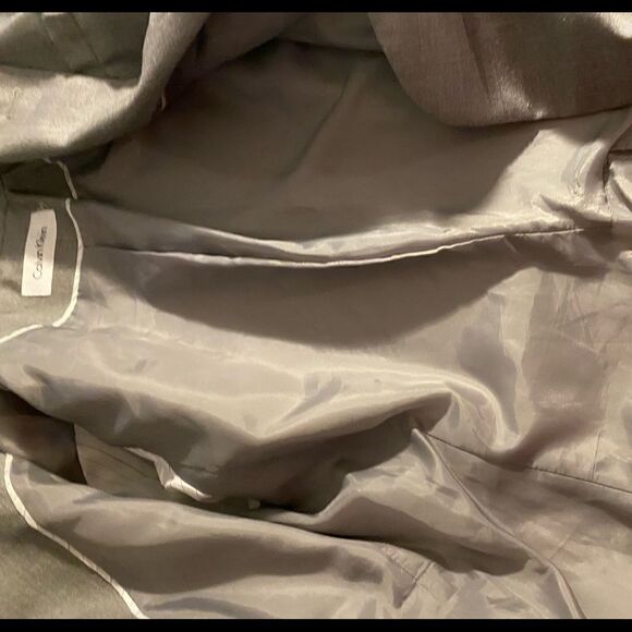 Calvin Klein Gray Blazer Size 4 - Picture 5 of 10